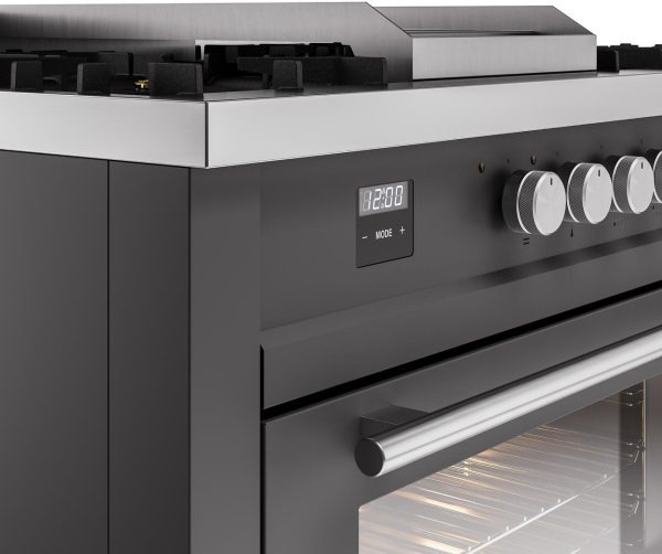 ILVE Professional Plus II 60 Inch Dual Fuel Freestanding Range in Stainless Steel with Trim - UP60FSWMP - Image 29