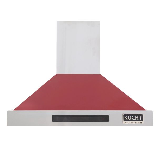 Kucht Professional 36 in. Wall Mounted Hood in Stainless Steel with Color Options KRH3615A - Image 2