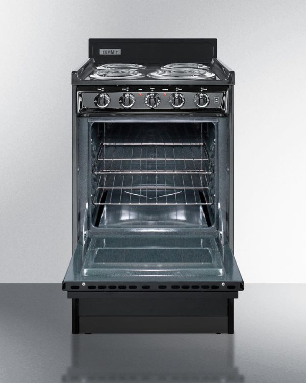 Summit 20" Wide Electric Coil Range - TEM110C - Image 2