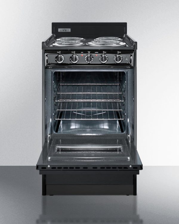 Summit 20" Wide Electric Coil Range - TEM110CW - Image 4