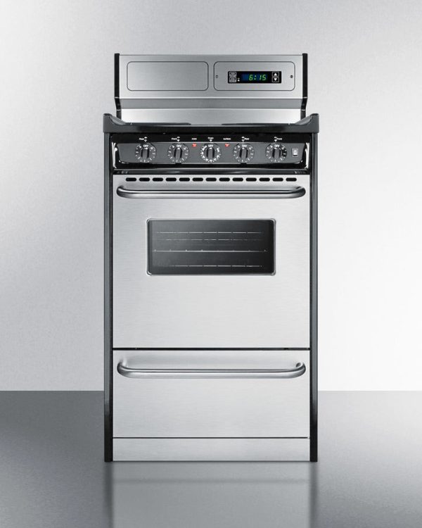 Summit 20" Wide Electric Coil Range - TEM130BKWY - Image 3