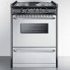 Summit 24" Wide Electric Coil Range - TEM610BRWY