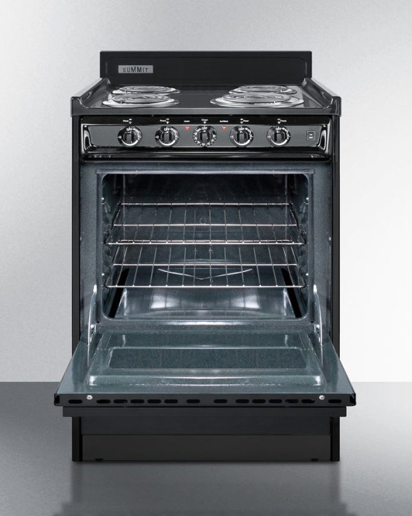 Summit 24" Wide Electric Coil Range - TEM610C - Image 2
