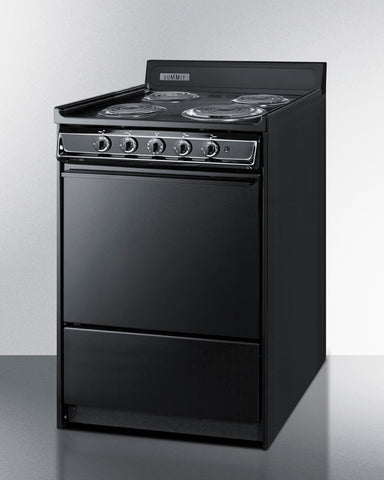 Summit 24" Wide Electric Coil Range