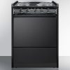 Summit 24" Wide Electric Coil Range - TEM610CR