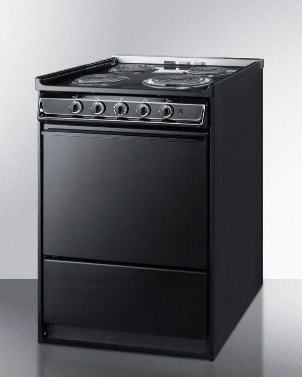 Summit 24" Wide Electric Coil Range - TEM610CR - Image 2
