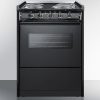 Summit 24" Wide Electric Coil Range - TEM610CRW