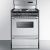 Summit 24" Wide Electric Coil Range - TEM630BKWY