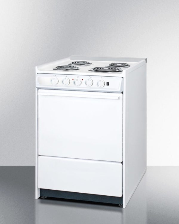 Summit 24" Wide Electric Coil Top Range - WEM610R - Image 2