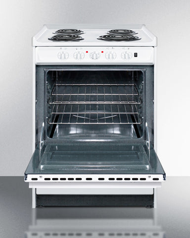 Summit 24" Wide Electric Coil Top Range