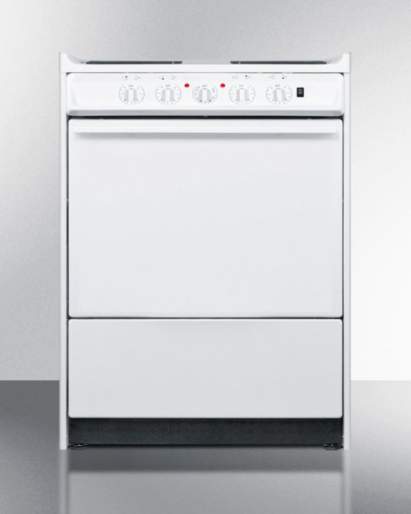 Summit 24" Wide Electric Coil Top Range - WEM610R - Image 5
