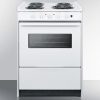 Summit 24" Wide Electric Coil Top Range - WEM610RW