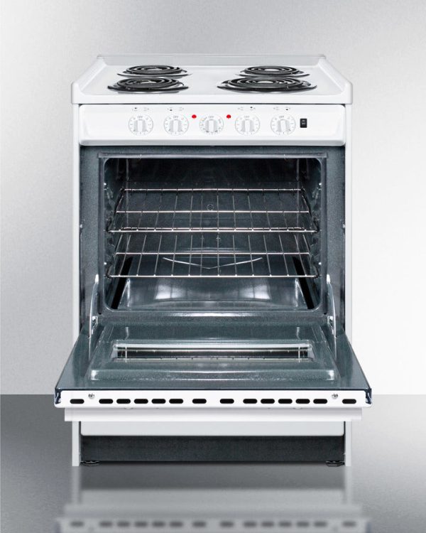 Summit 24" Wide Electric Coil Top Range - WEM610RW - Image 3