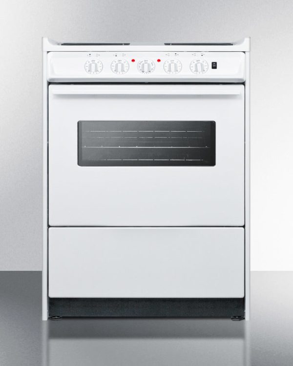 Summit 24" Wide Electric Coil Top Range - WEM610RW - Image 4