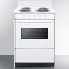 Summit 24" Wide Electric Coil Top Range - WEM610W