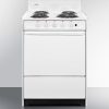 Summit 24" Wide Electric Coil Top Range - WEM6171Q