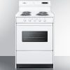 Summit 24" Wide Electric Coil Top Range - WEM630KW