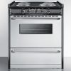 Summit 30" Wide Electric Coil Range - TEM210BRWY