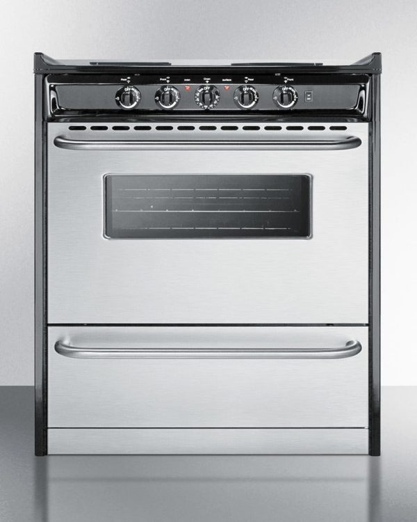 Summit 30" Wide Electric Coil Range - TEM210BRWY - Image 2