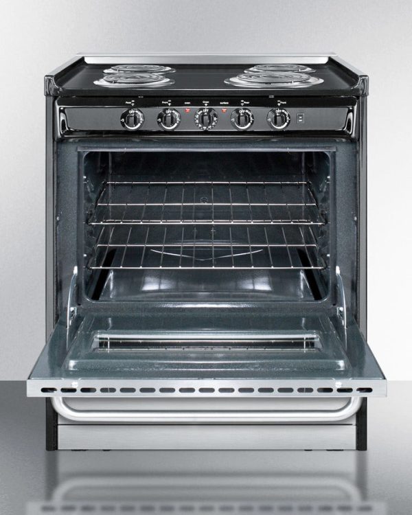 Summit 30" Wide Electric Coil Range - TEM210BRWY - Image 3