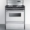 Summit 30" Wide Electric Coil Range - TEM230BKWY