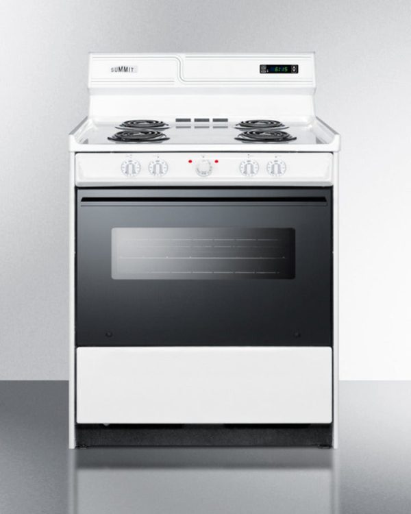 Summit 30" Wide Electric Coil Top Range - WEM230DK