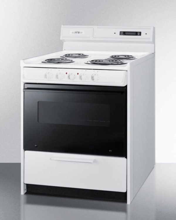 Summit 30" Wide Electric Coil Top Range - WEM230DK - Image 2