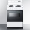 Summit 24" Wide Electric Coil Top Range - WEM630DK