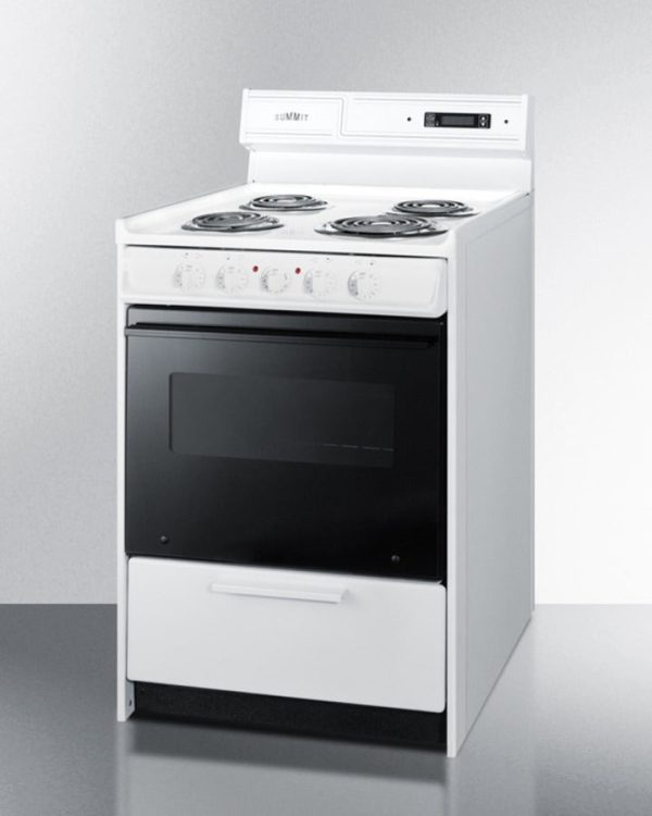 Summit 24" Wide Electric Coil Top Range - WEM630DK - Image 2