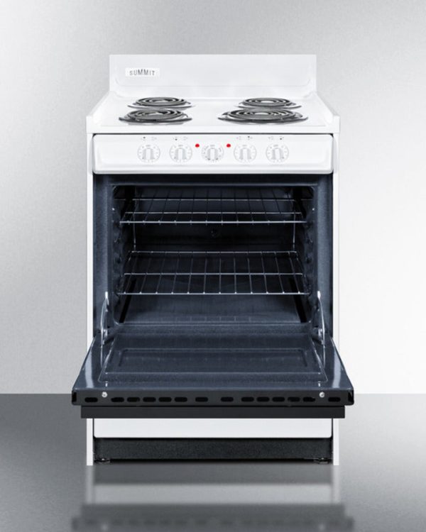 Summit 24" Wide Electric Coil Top Range - WEM630DK - Image 3