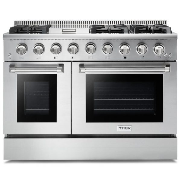 Thor Kitchen 48 in. Professional Gas Cooking Stove Range Stainless Steel - HRG4808U - Image 6