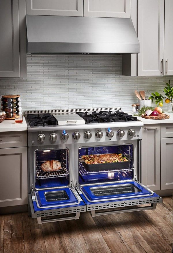 Thor Kitchen 48 in. Professional Gas Cooking Stove Range Stainless Steel - HRG4808U - Image 5