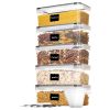 Pasta Containers, Vtopmart 5 PCS Plastic Spaghetti Container for Long Noodles, 3.2L/14 CUP