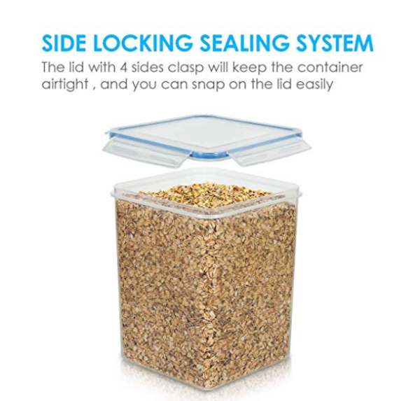 Vtopmart Extra Large Food Storage Containers 5.2L / 176oz,  4 Pieces - Image 2